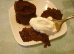 Chocolate Cake and Whipped Cream
